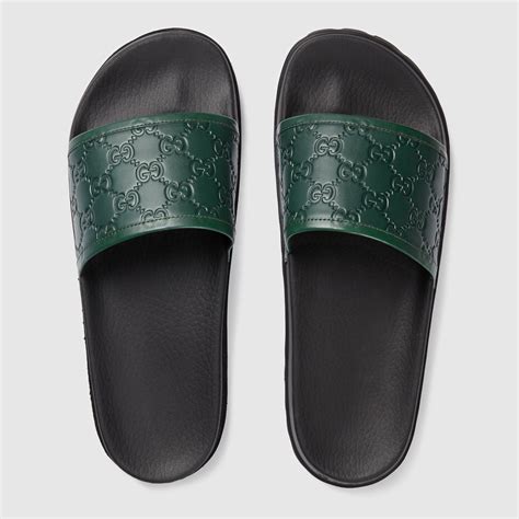 gucci signature slide sandal replica|gucci inspired sandals.